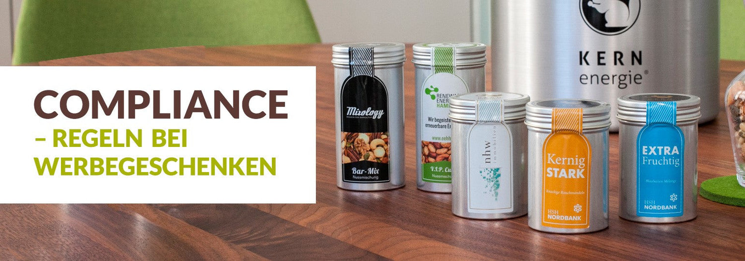 Compliance-konforme Firmen Geschenke und Werbegeschenke – sichere, steuerlich zulässige und regelkonforme Geschenkideen für Mitarbeiter, Kunden und Geschäftspartner im B2B-Bereich.