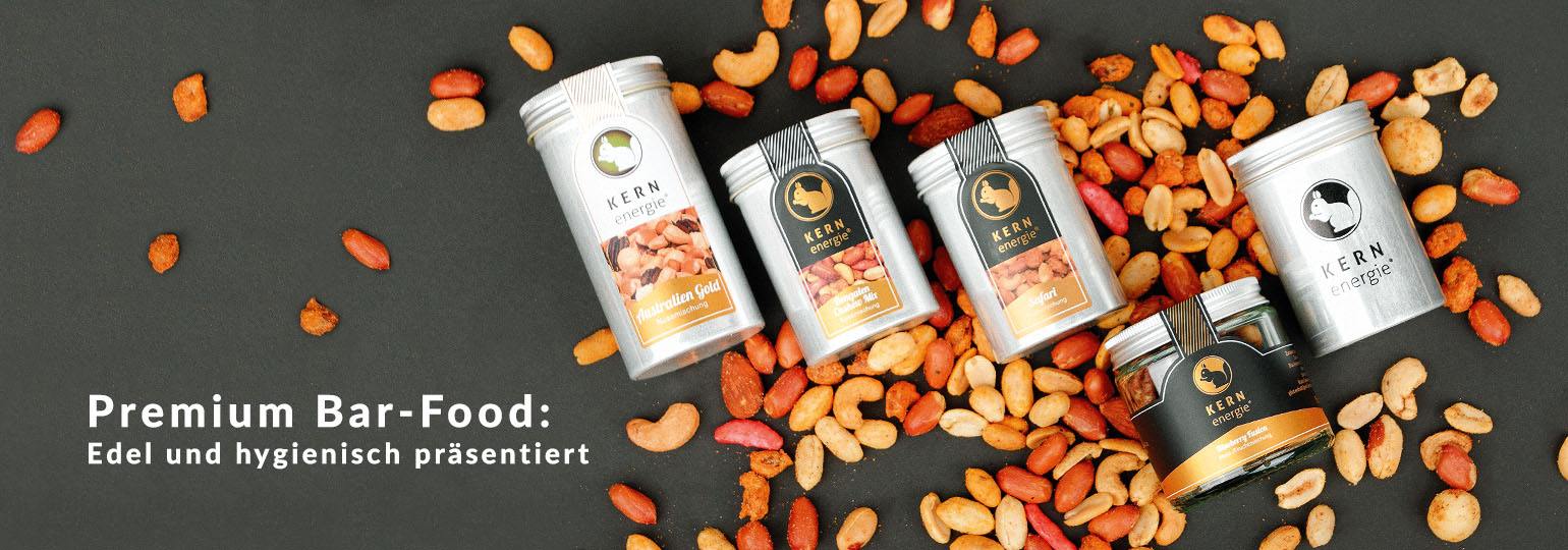 Premium Bar-Food edel und hygienisch präsentiert