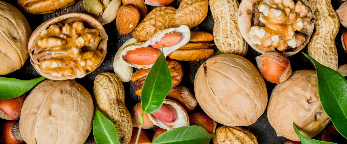 Wertvolle Nährstoffe in Natur-Nüssen