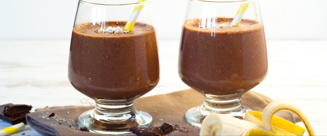 Nuss-Bananen-Schoko-Shake