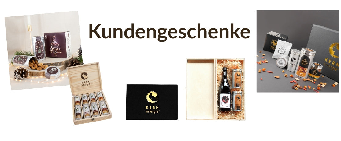 Kundengeschenke für Unternehmen mit hochwertiger Geschenkbox, Premium-Nüssen und individueller Personalisierung