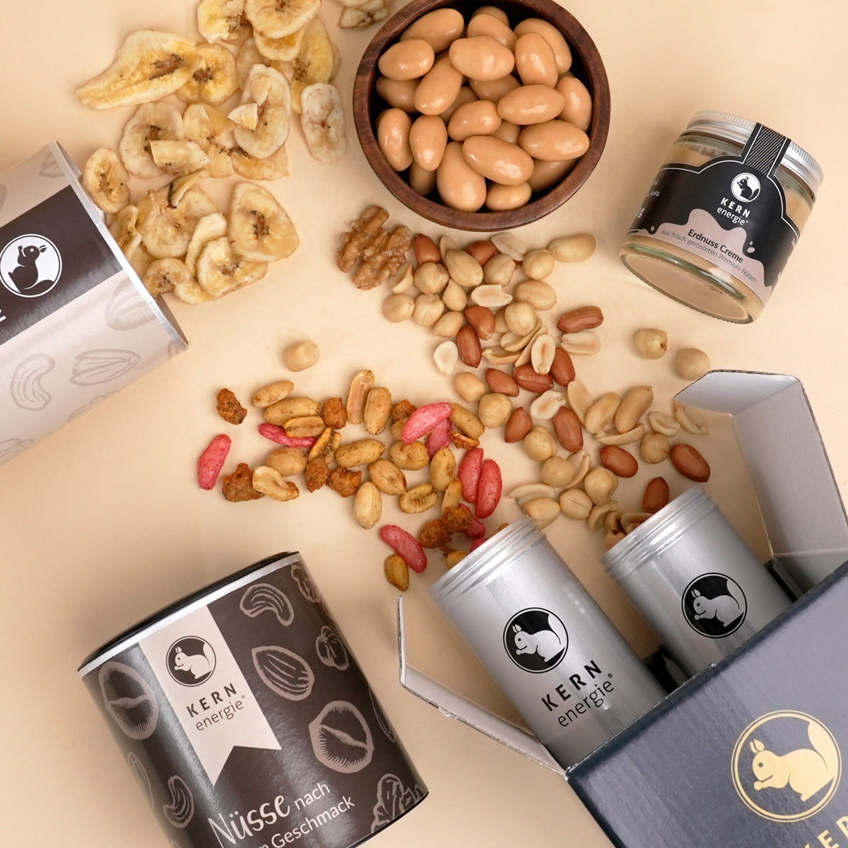 Best of Set–13 verschiedene Leckereien,u.a. Safari,Walnüssen,Sportfutter,Bananenchips, Beeriges KERNmüsli uvm.