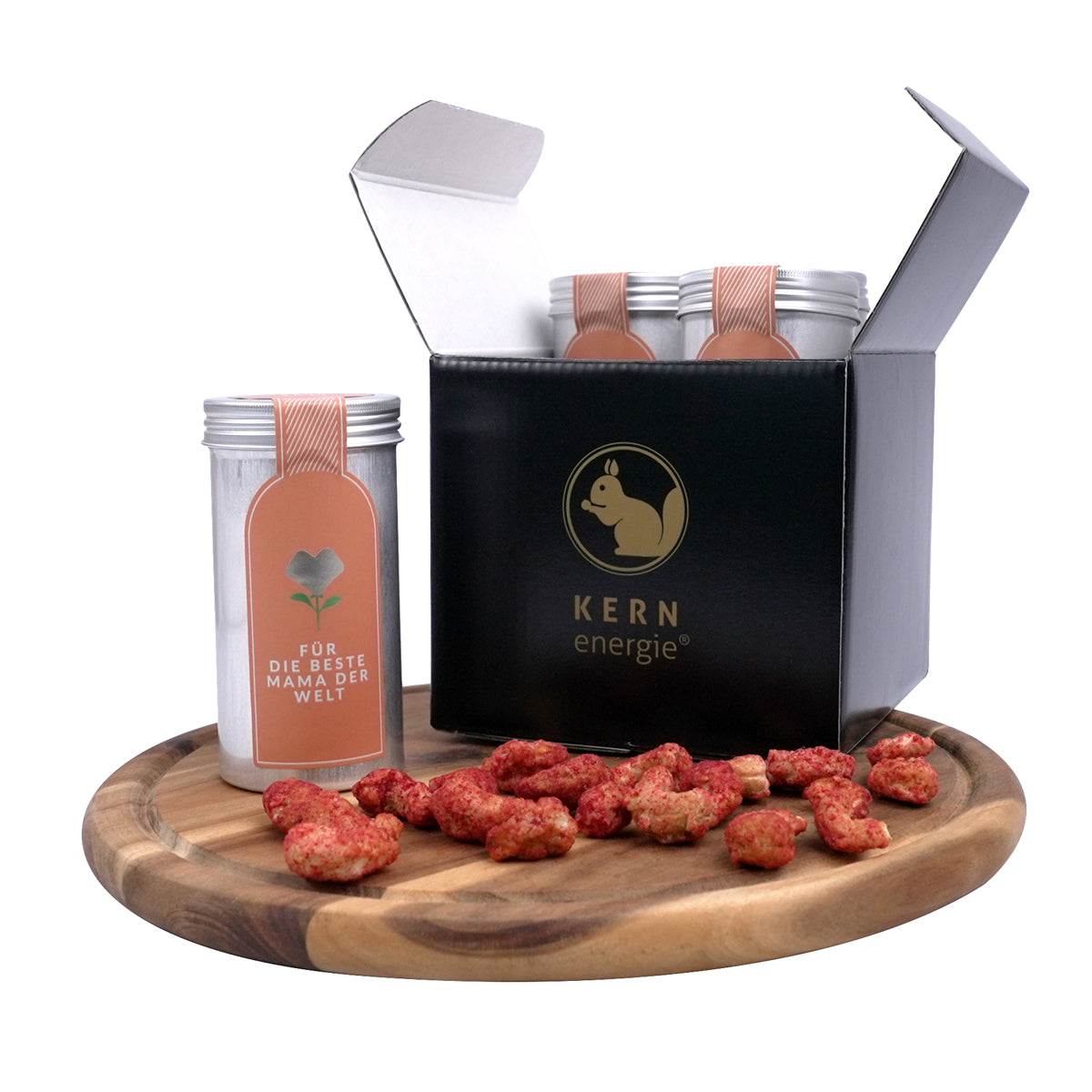 Geschenkset Beste Mama der Welt - 4 Nussmischungen