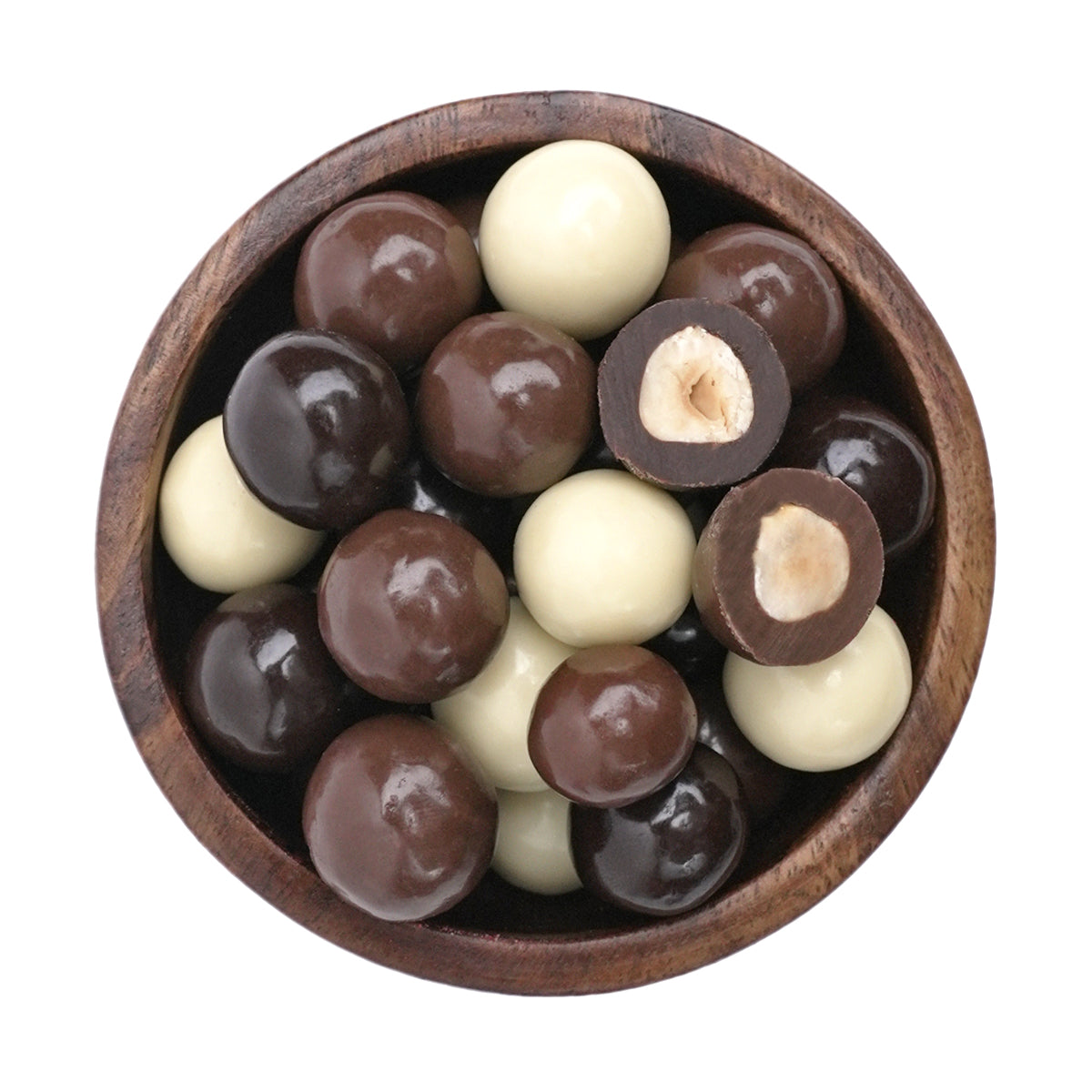 "Hazel Chocolate Fusion" Premium Haselnüsse umhüllt mit drei verschiedenen Schokoladensorten