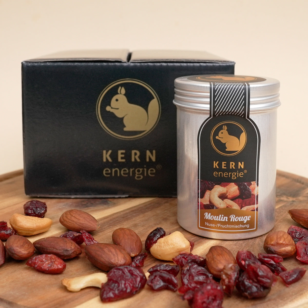 KERNenergie Probierset–8 Nuss- und Schoko-Mischungen,u.a.Safari,Blueberry Fusion,Pink Dream, Gewicht gesamt 470 g