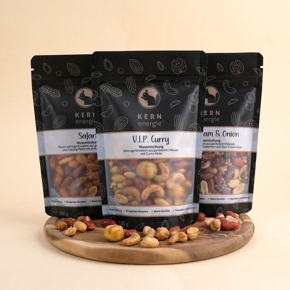 Knabber Flowpack Bundle –  3 Nussmischungen