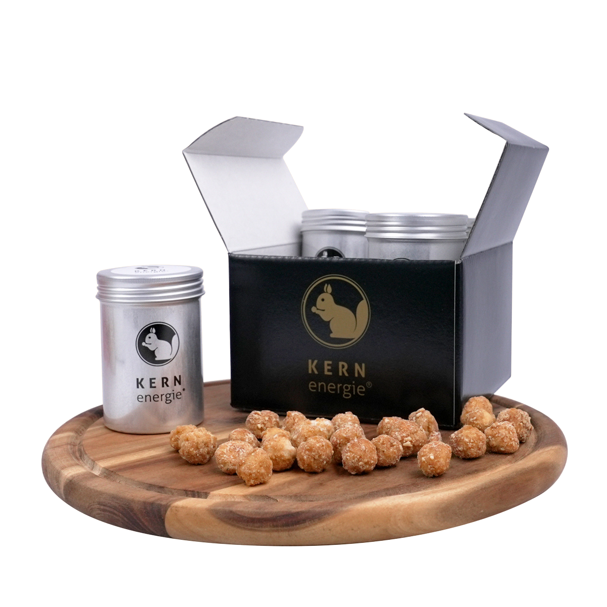 Kleines Nervennahrung Set – 4 Nuss- und Schoko-Mischungen