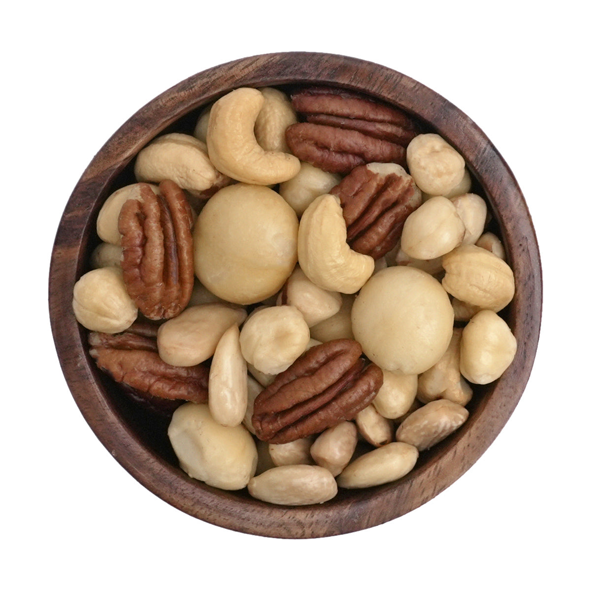 Nussmischung "Australian Gold ohne Salz" aus Haselnüsse, Mandeln, Cashews, Pekannüsse und Macadamia