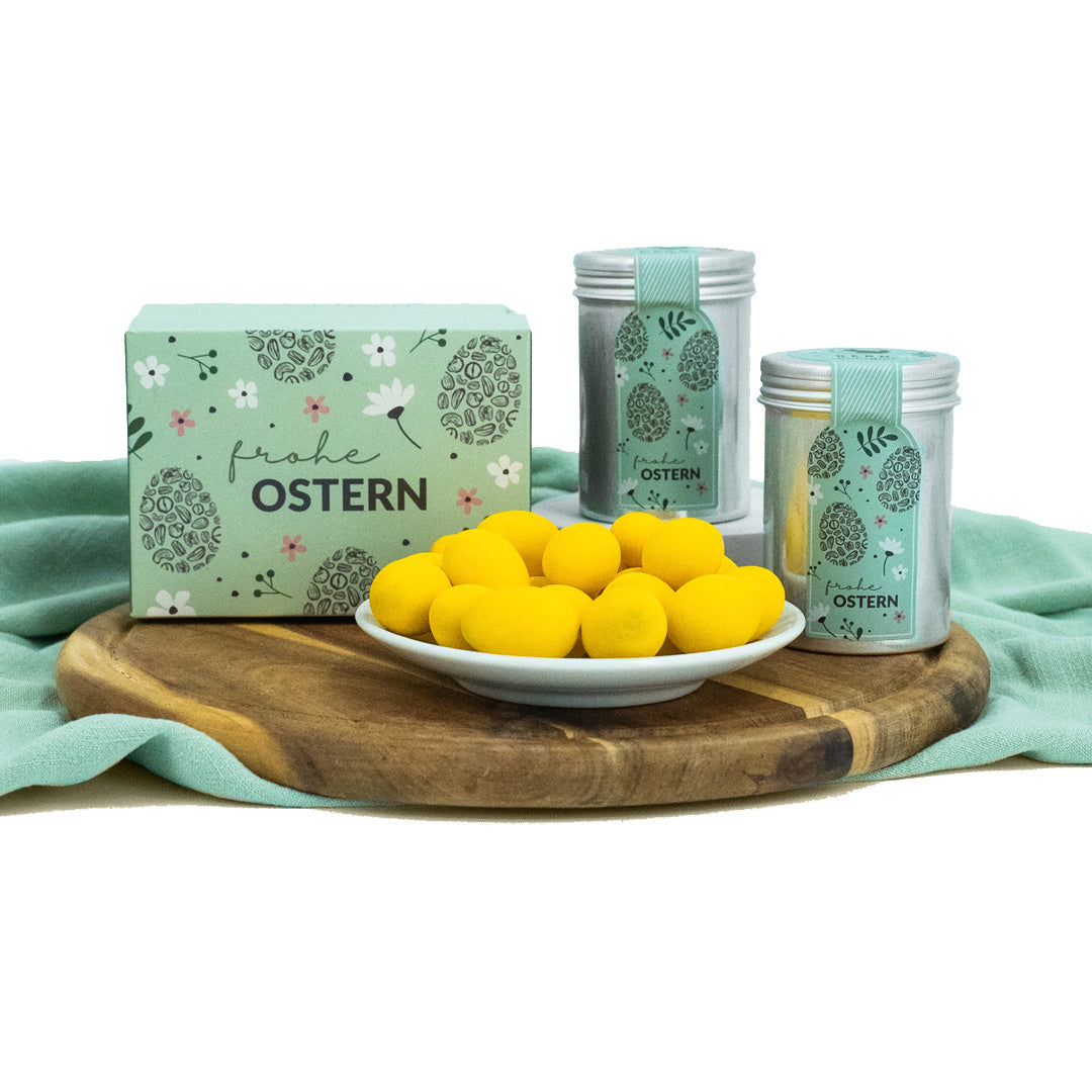 Oster-Geschenkset – 4 Nuss-, Frucht & Schoko-Mischungen