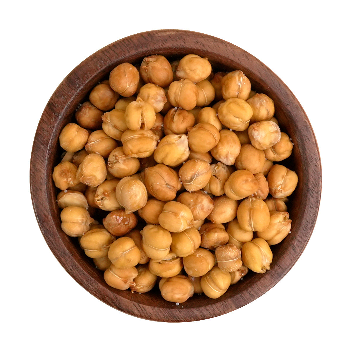 Snack-Kichererbsen-geröstet und gesalzen