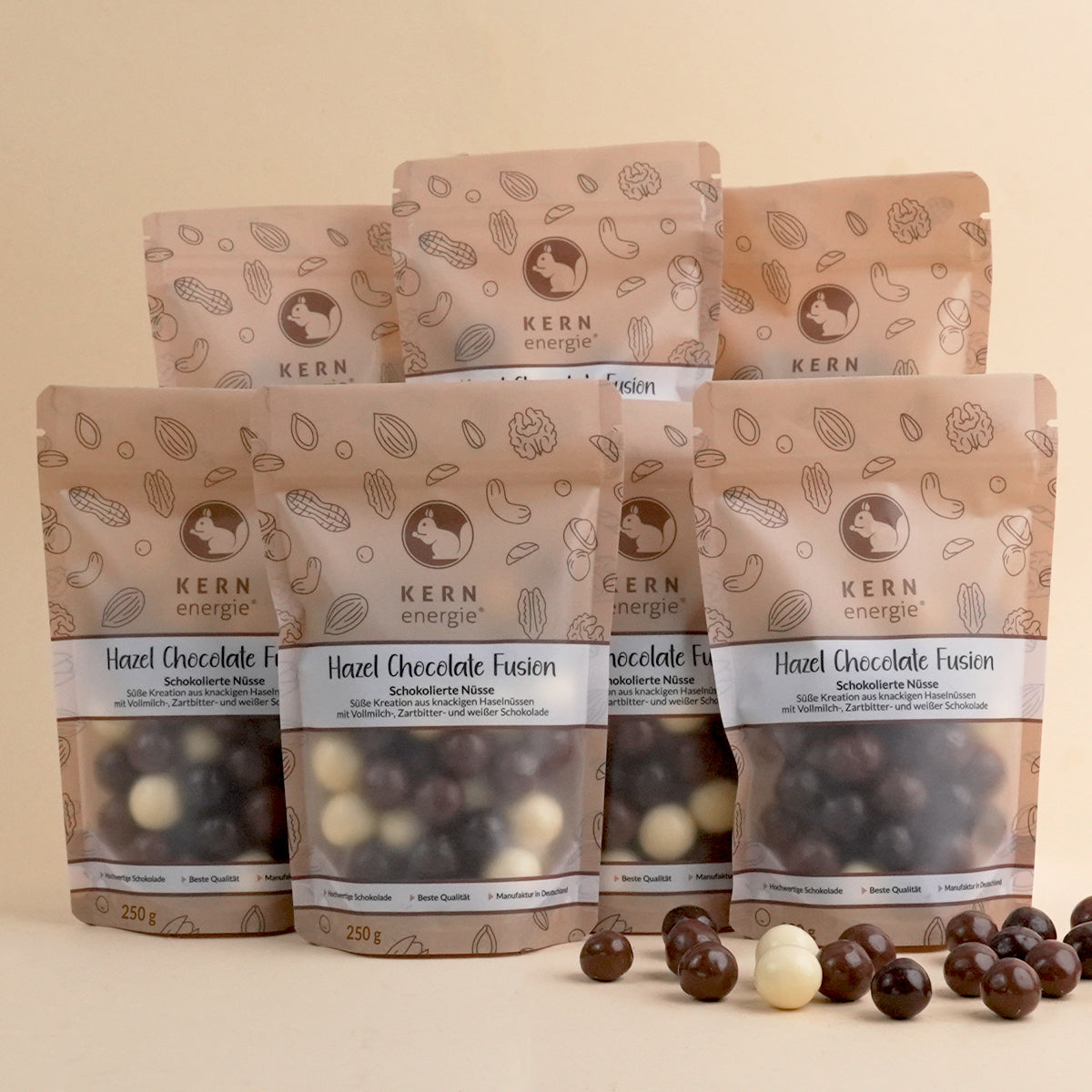 7 Verpackungen des Artikels "Hazel Chocolate Fusion"