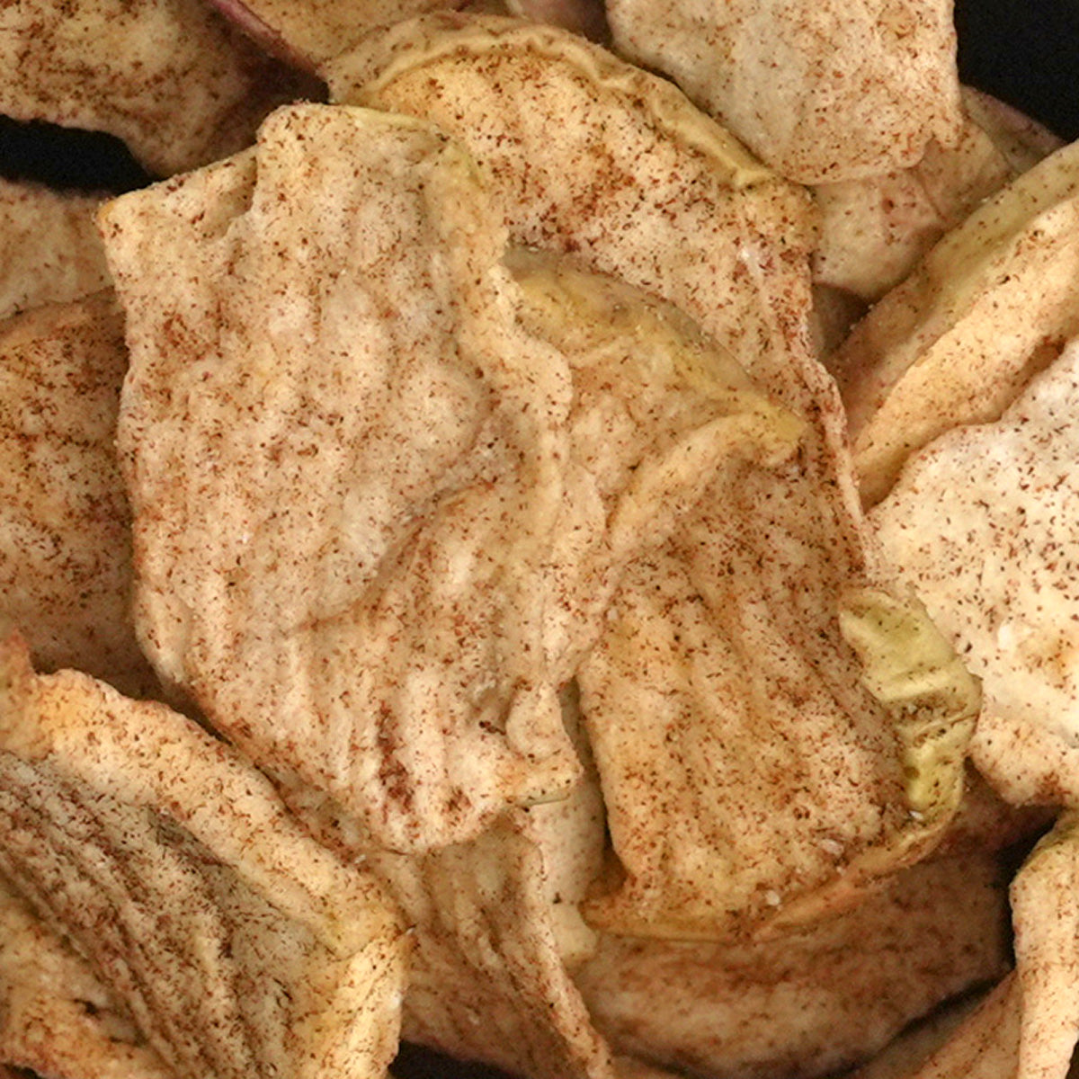 Zimtapfel-Chips-Getrocknete Apfelstückchen mit Zimt verfeinert