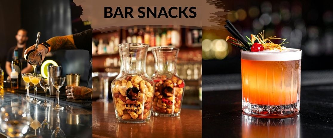 Premium Bar Snacks und Drinks für eine besondere Taste Experience an der Bar