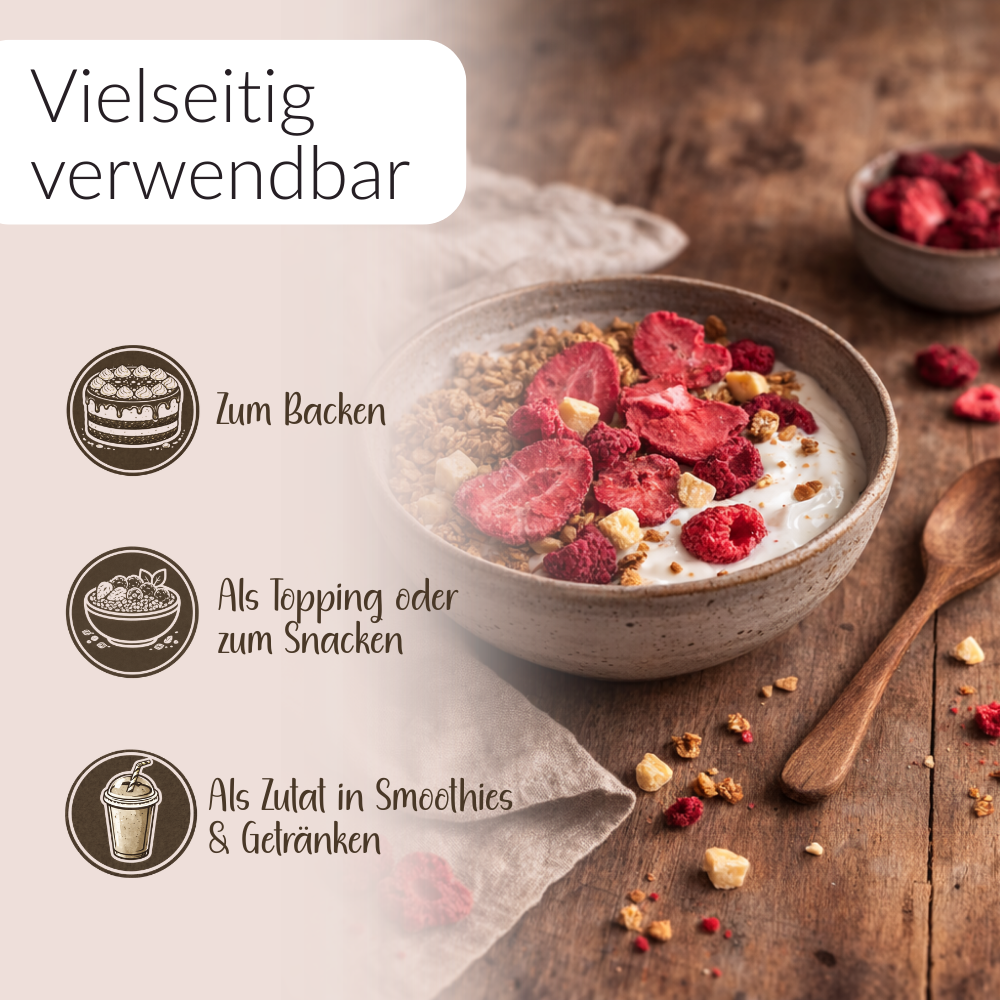 Mangowürfel – gefriergetrocknet