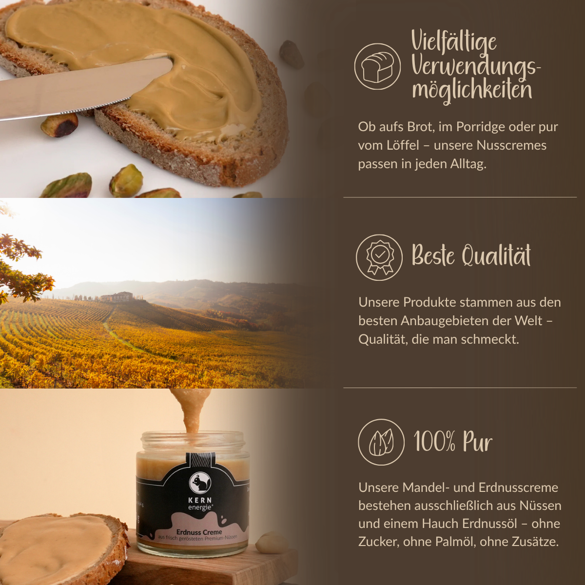 Deluxe Haselnuss Creme – mit Haselnüssen aus dem Piemont