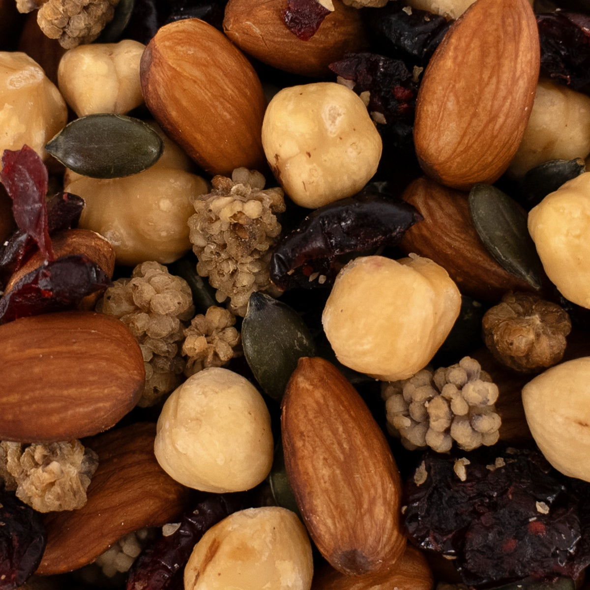 Goldener Herbst – geröstete Nuss-Frucht-Mischung