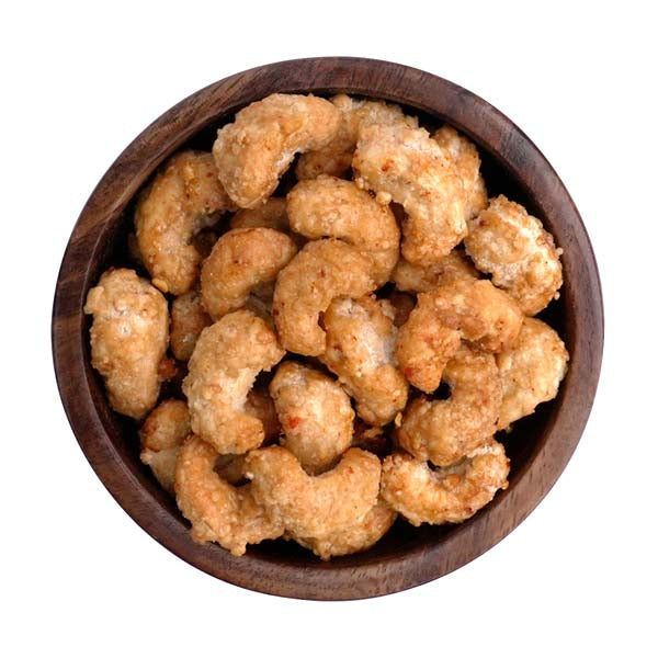 Hot Honey Cashews – Gebrannte Cashews mit süßem Honig sowie einer Prise Chili-Schärfe