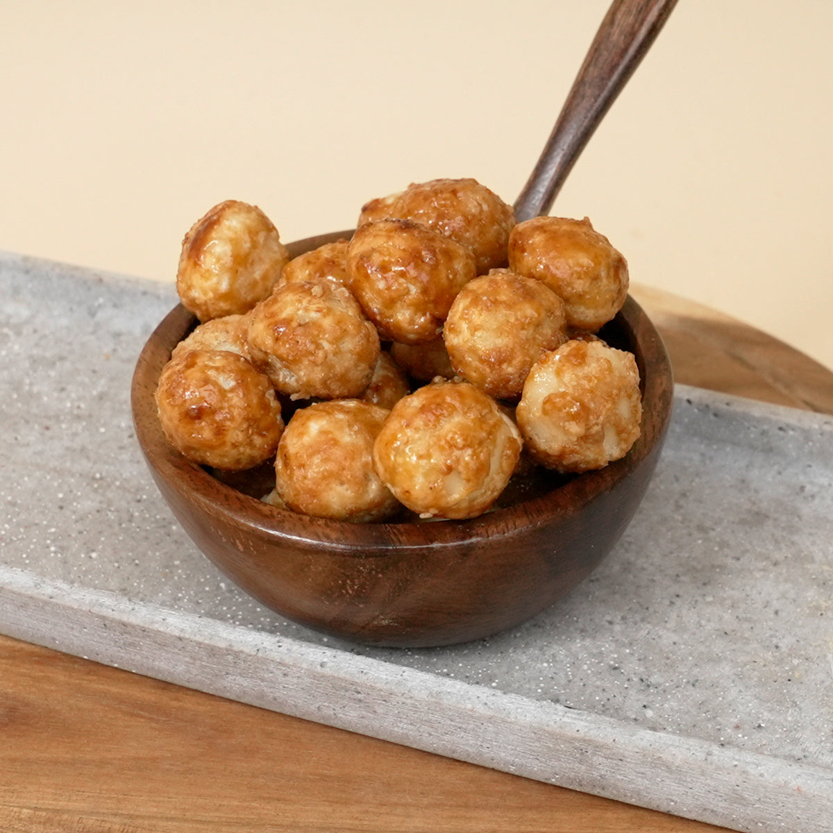 gebrannte Macadamias