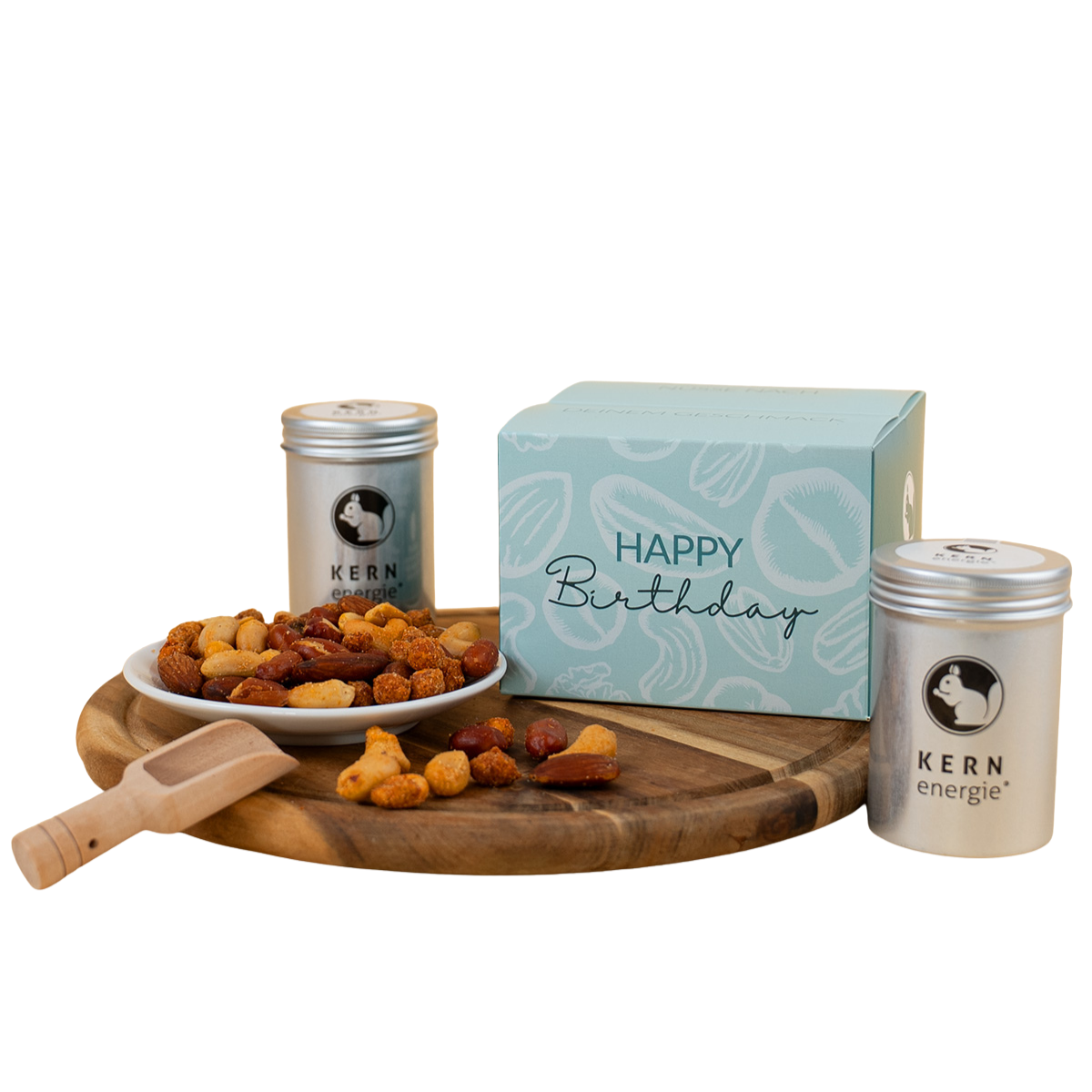 Geburtstagsgeschenk - 4 Nuss- und Schoko-Mischungen