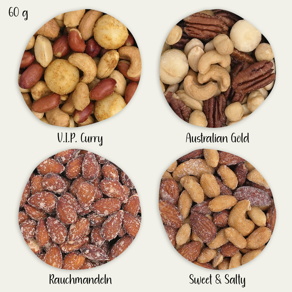 Nussfreund-Set – 8 Nuss- und Schoko-Mischungen