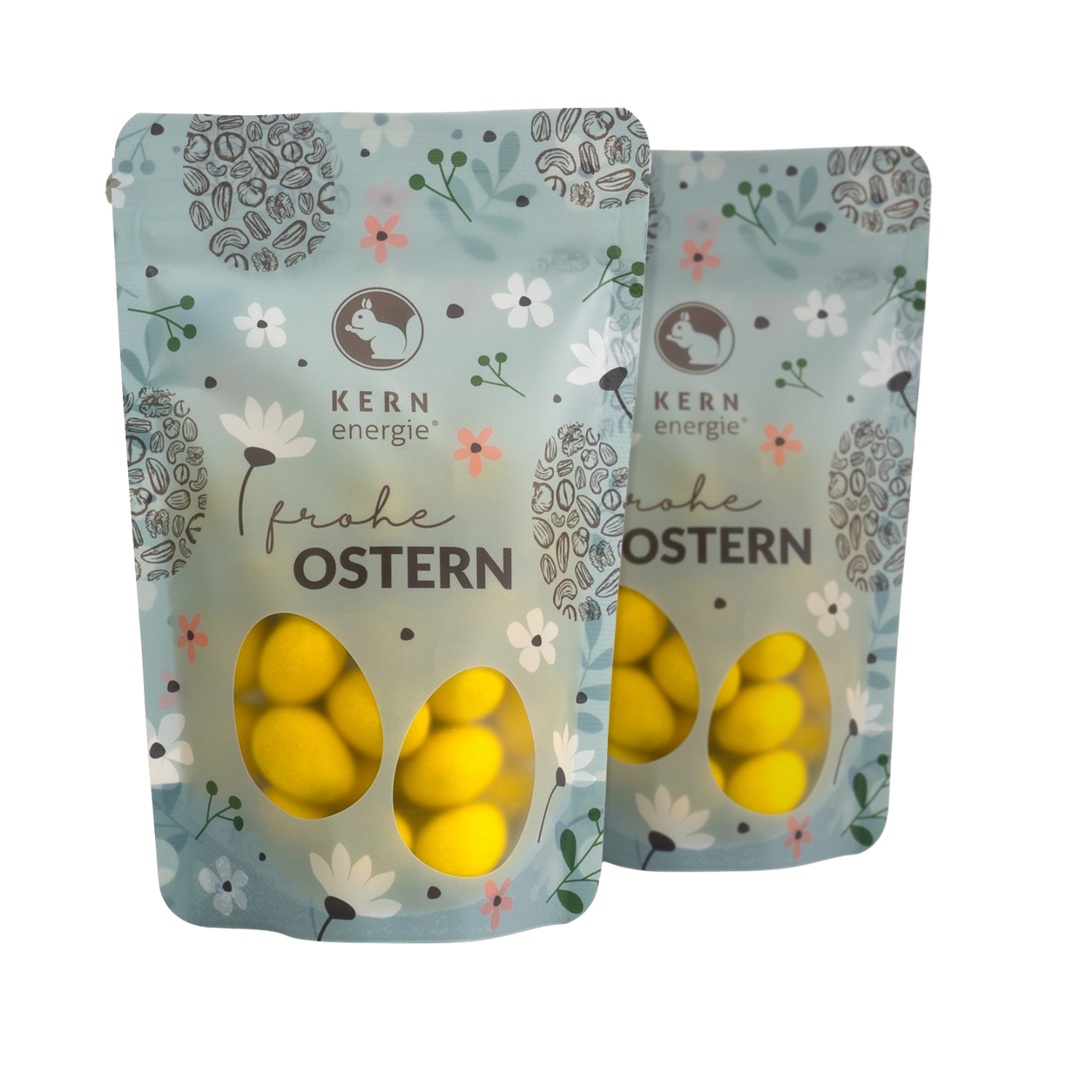 Standbodenbeutel im Osterdesign