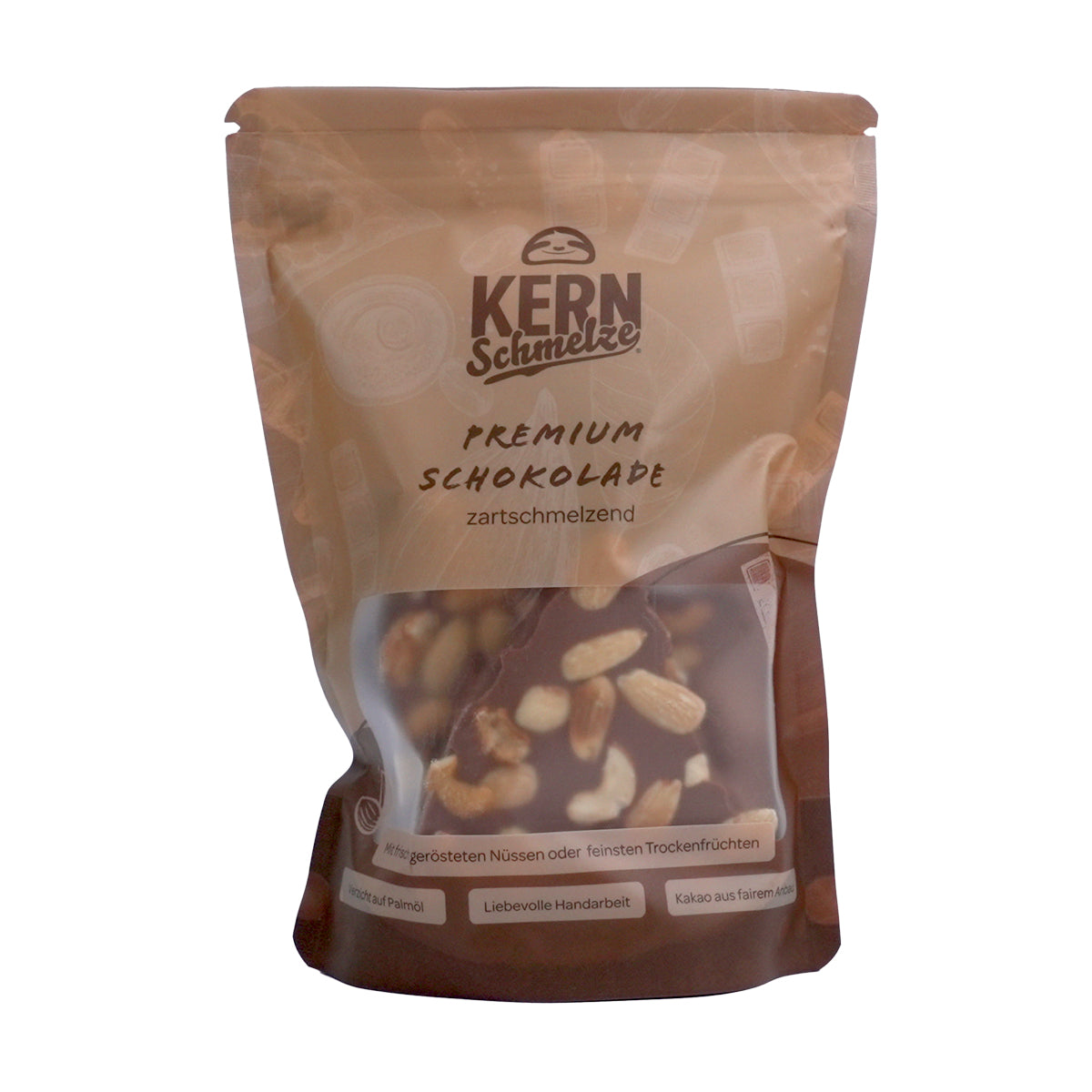 Bruchschokolade – Vollmilchschokolade mit Cashews & Mandeln