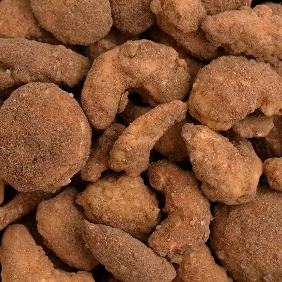 Gebrannte Nussmischung mit Cashew, Mandeln und Macadamias mit Spekulatius Würze