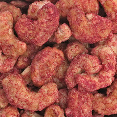 Sweet Berry Cashews – gebrannte Cashews mit Himbeerstaub