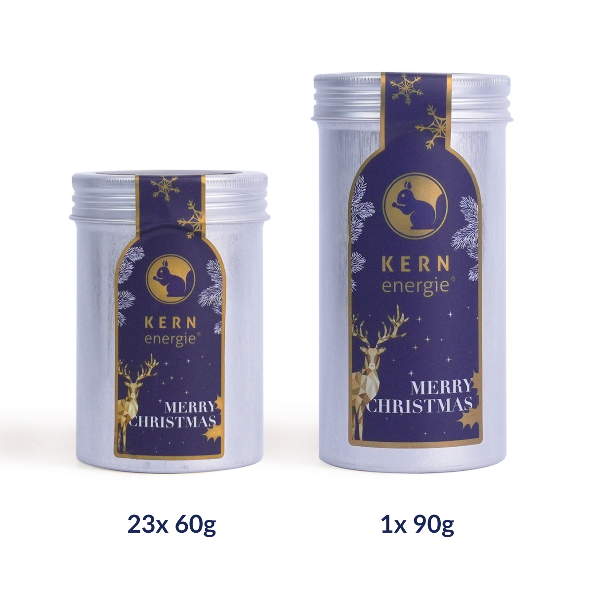 60g Aludose mit Weihnachtsetikett