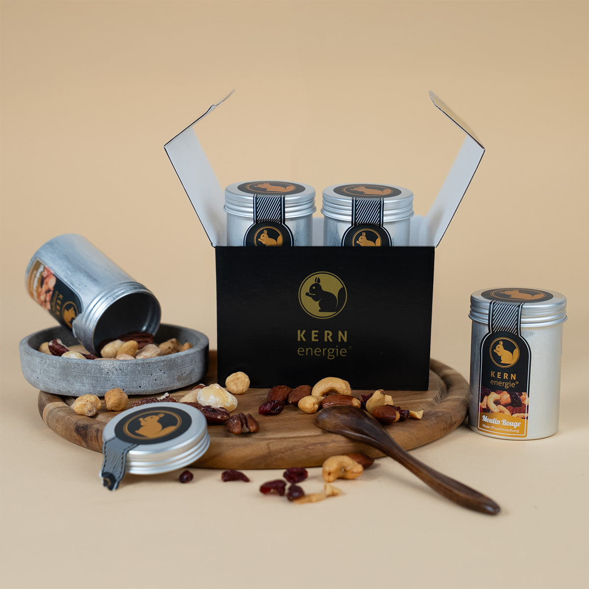 Perfect Match Wein & Nuss Set – Rotwein