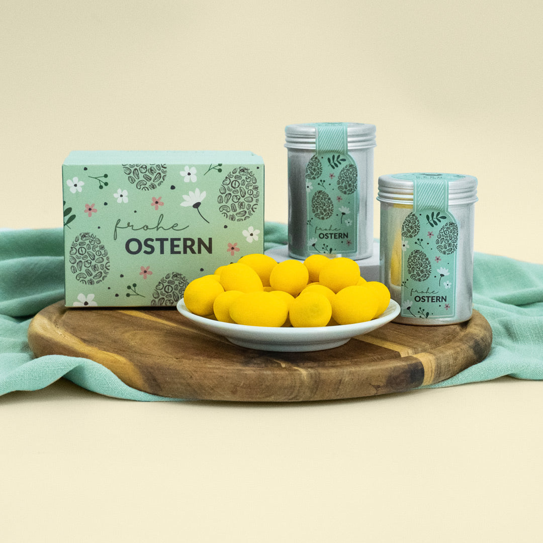 Oster-Geschenkset – 4 Nuss-, Frucht & Schoko-Mischungen