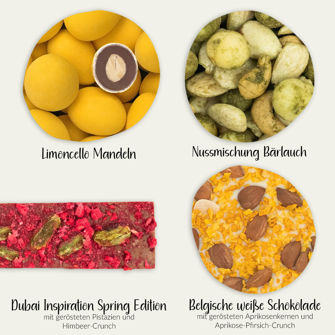 Oster-Säckchen - mit Nüssen und Schokolade