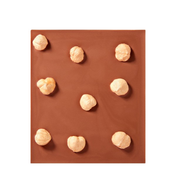 Schokoladentafel – Vollmilchschokolade mit Piemont Haselnüssen