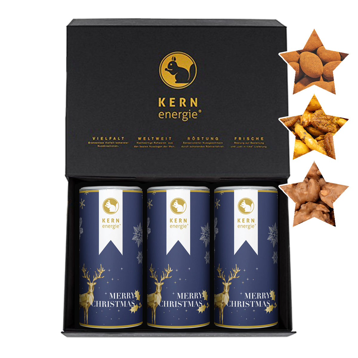 Hochwertige Magnetbox als Werbegeschenk mit Logo – exklusives Firmengeschenk von KERNenergie