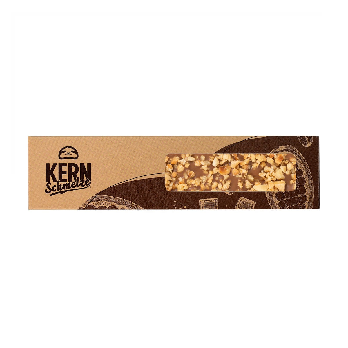 KERNschmelze Riegel schweizer Schokolade mit Haselnüssen aus dem Piemont in edler Verpackung
