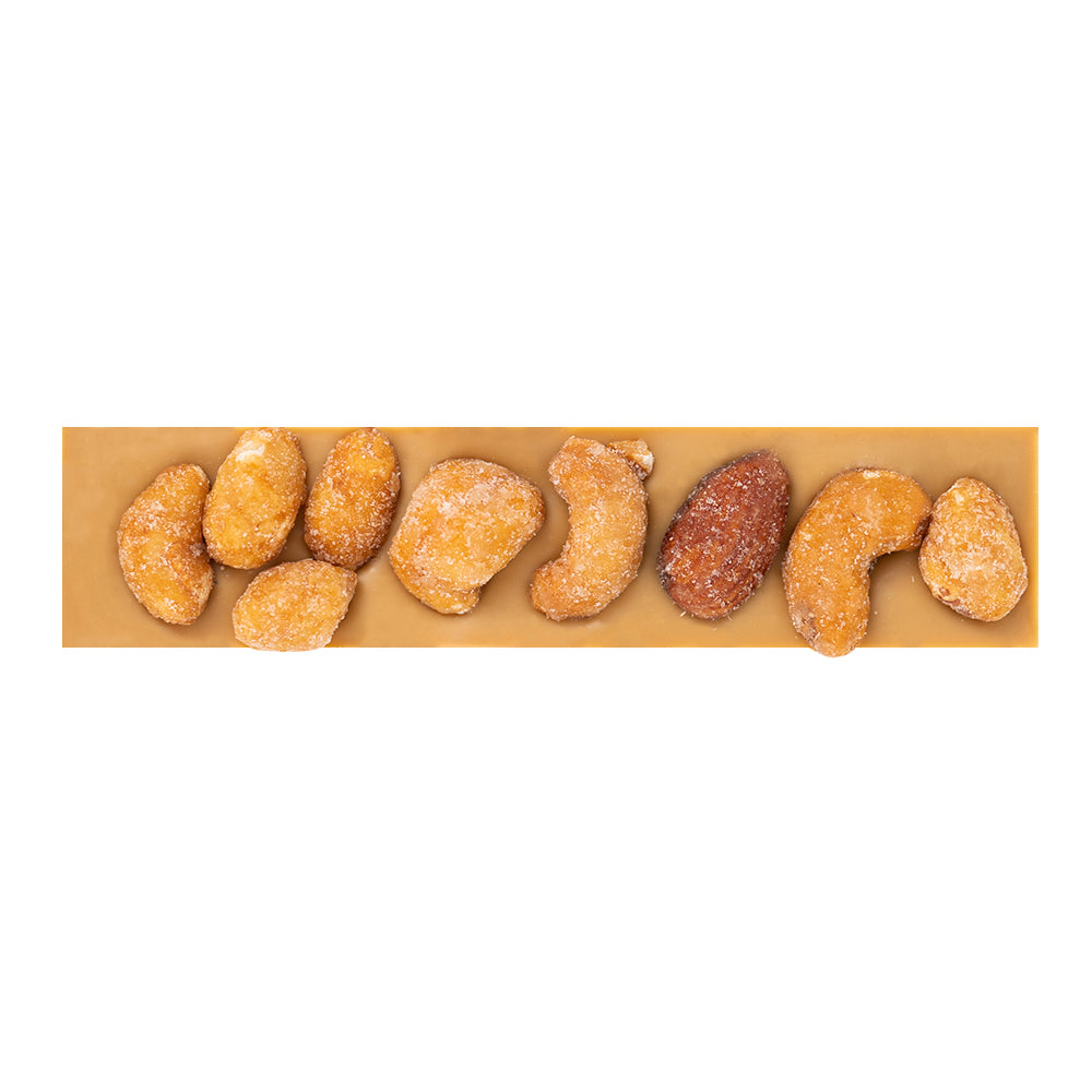 Schokoriegel – Karamellschokolade mit Sweet&Salty Nussmischung