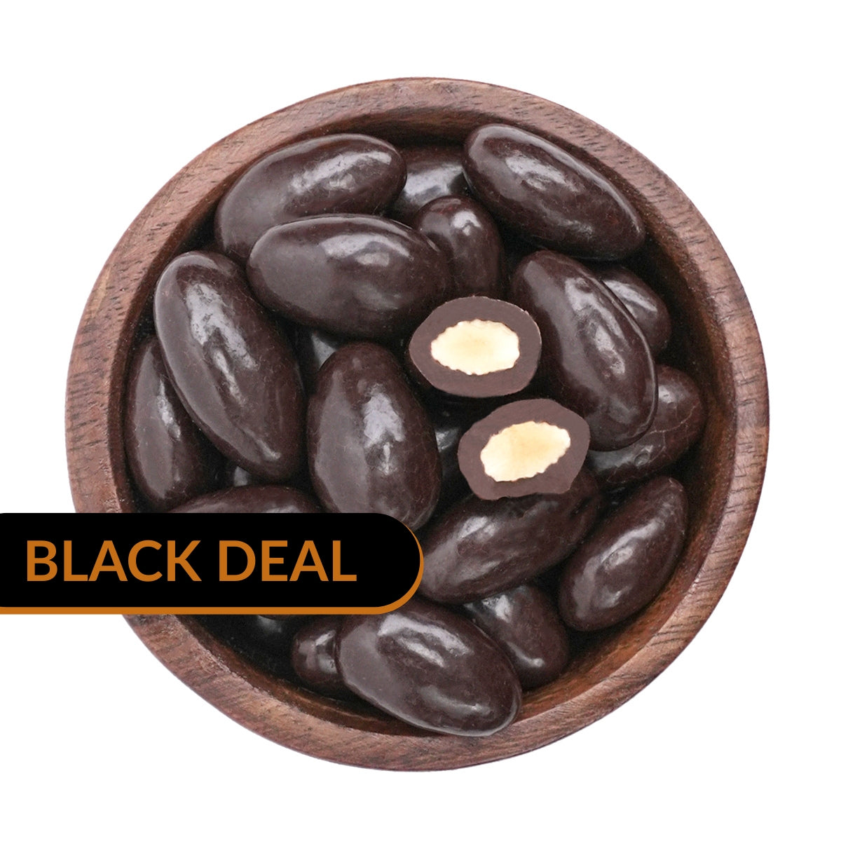 Schokolierte Mandeln - in Zartbitterschokolade