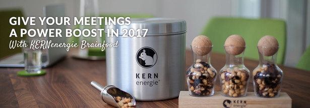 Give your meetings a power boost in 2017: With KERNenergie Brainfood