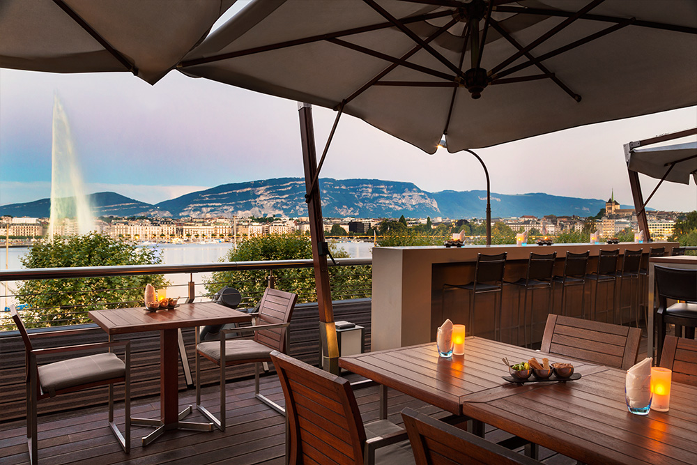 The Kempinski Geneva offers spectacular Scenic Views!