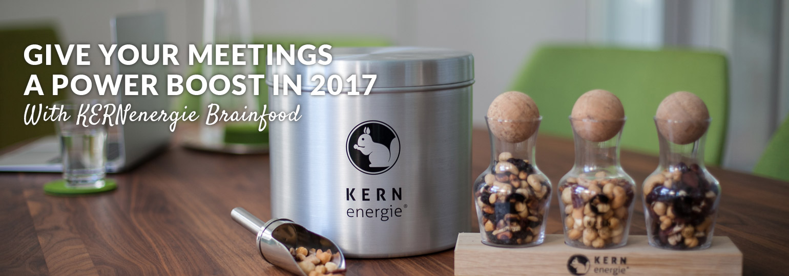 Give your meetings a power boost in 2017: With KERNenergie Brainfood