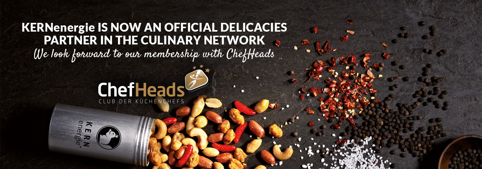 KERNenergie in the culinary network – Delicacies Partner of ChefHeads