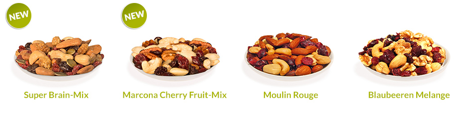 KERNenergie Summer Snacks: nut mixes & nut-fruitmixes