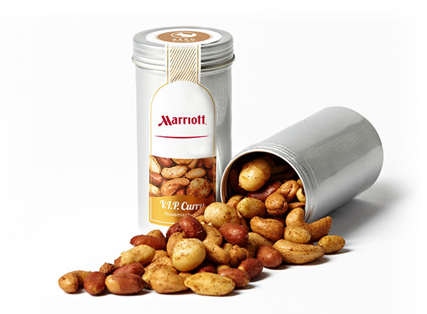 Customizable Aluminum Tins: Nuts for Hotels