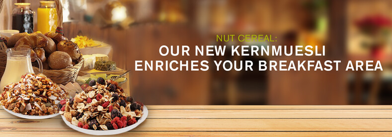 Nut Cereal: Our new KERNmuesli enriches your breakfast area