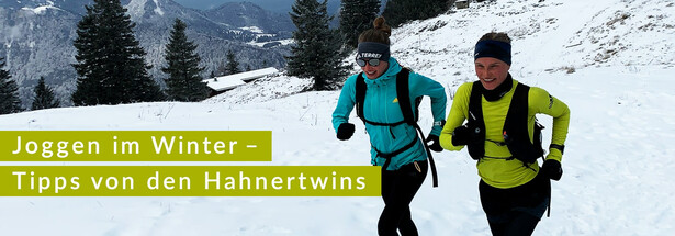 Joggen im Winter: 5 Tipps von den Hahnertwins