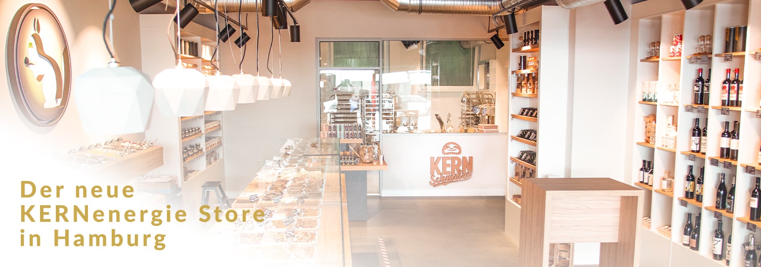 Der neue KERNenergie Store mit eigener Chocolaterie in Hamburg Eimsbüttel