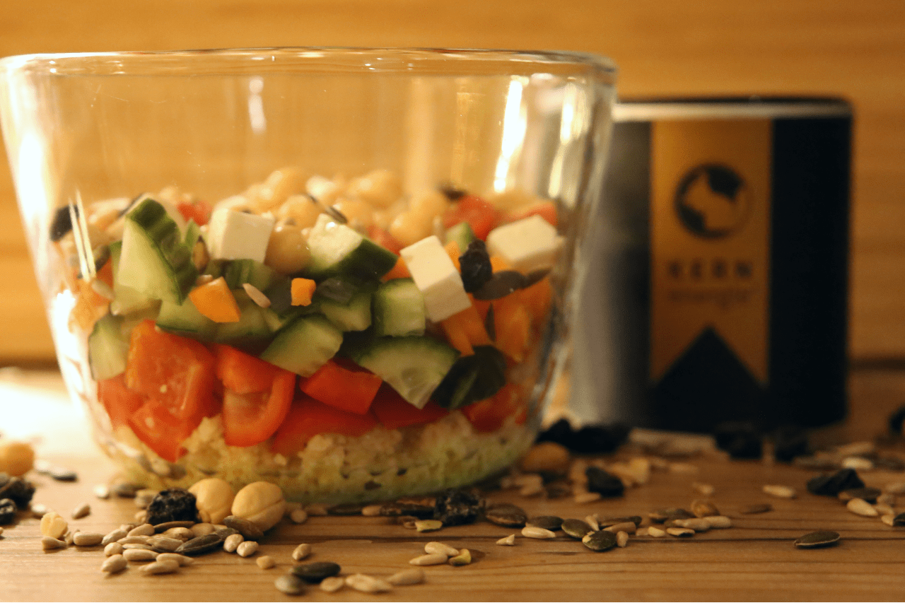 Tabouleh mit Couscous und KERNenergie Salat-Mix