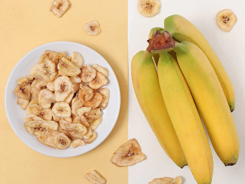 Gesunde Bananen Chips KERNenergie frische Snacks